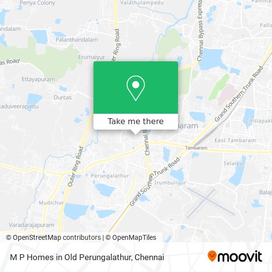 M P Homes in Old Perungalathur map