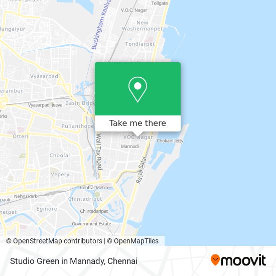Studio Green in Mannady map