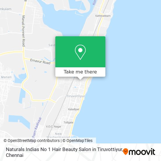Naturals Indias No 1 Hair Beauty Salon in Tiruvottiyur map