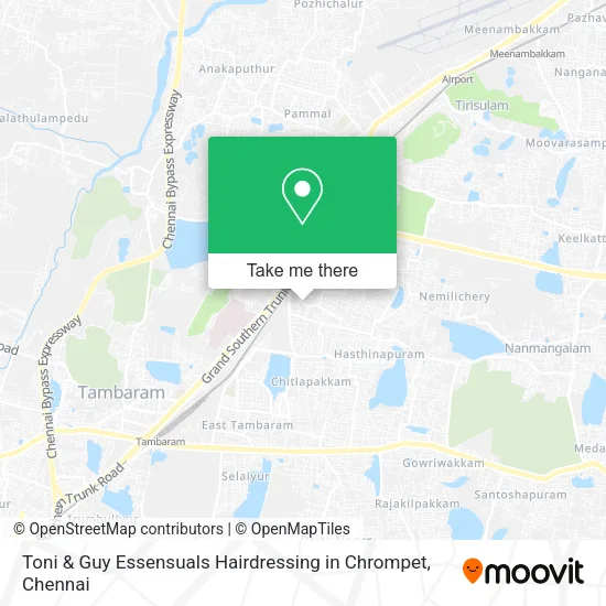 Toni & Guy Essensuals Hairdressing in Chrompet map