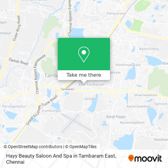Hayy Beauty Saloon And Spa in Tambaram East map