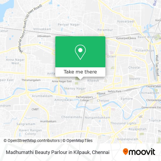 Madhumathi Beauty Parlour in Kilpauk map