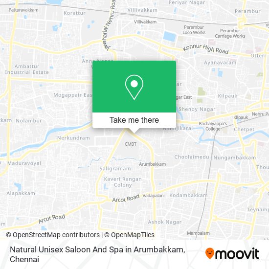 Natural Unisex Saloon And Spa in Arumbakkam map