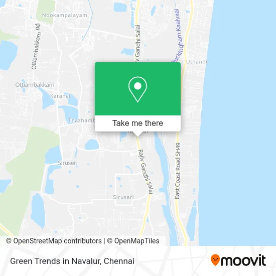 Green Trends in Navalur map