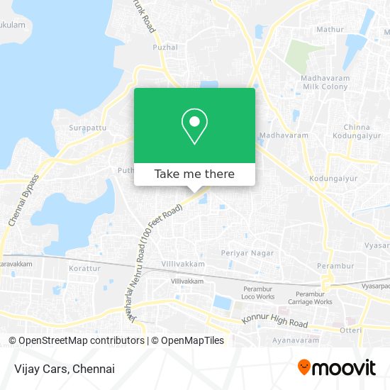 Vijay Cars map