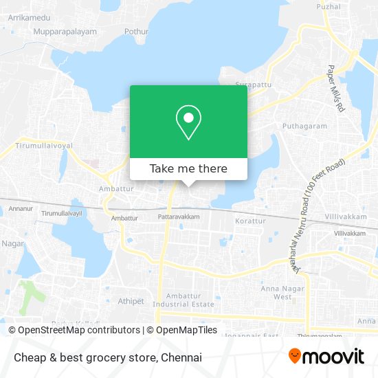 Cheap & best grocery store map