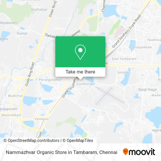 Nammazhvar Organic Store in Tambaram map