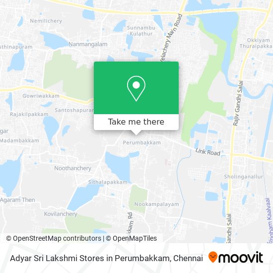 Adyar Sri Lakshmi Stores in Perumbakkam map