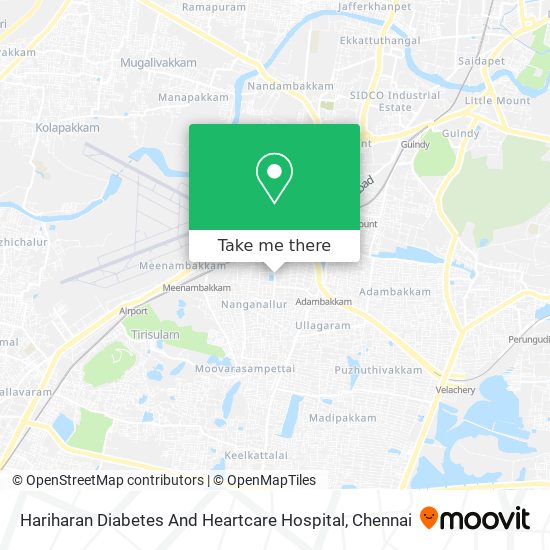 Hariharan Diabetes And Heartcare Hospital map