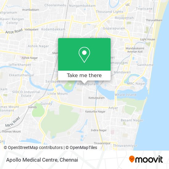 Apollo Medical Centre map