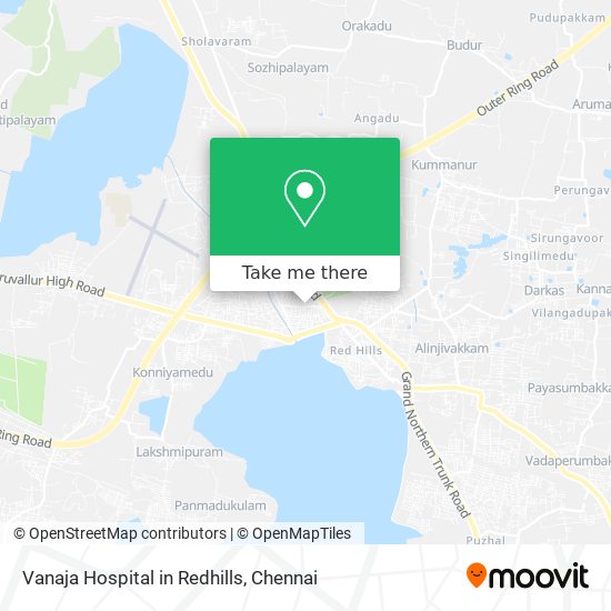Vanaja Hospital in Redhills map
