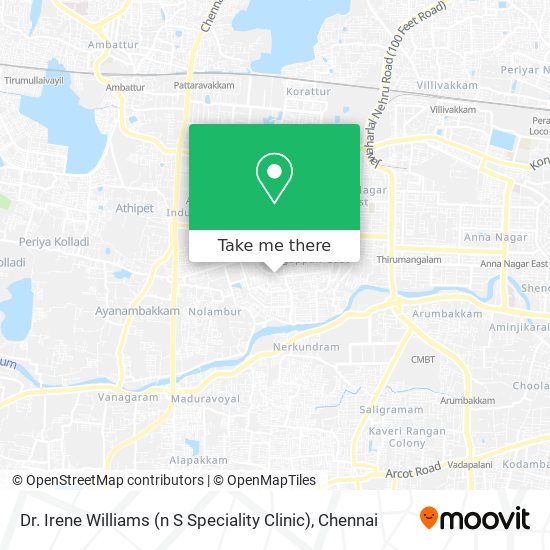 Dr. Irene Williams (n S Speciality Clinic) map