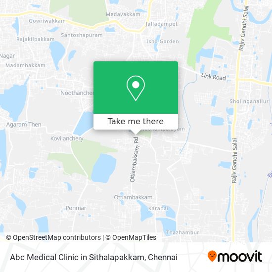 Abc Medical Clinic in Sithalapakkam map