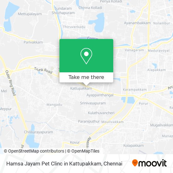 Hamsa Jayam Pet Clinc in Kattupakkam map
