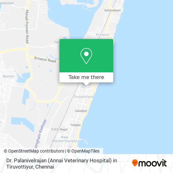 Dr. Palanivelrajan (Annai Veterinary Hospital) in Tiruvottiyur map