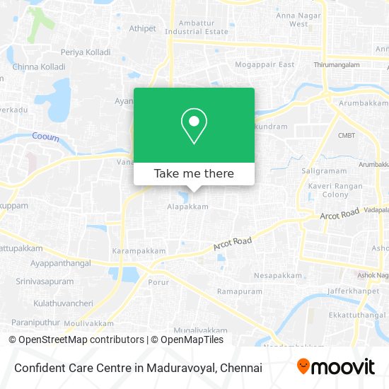 Confident Care Centre in Maduravoyal map