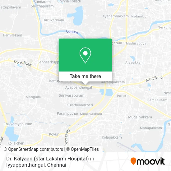 Dr. Kalyaan (star Lakshmi Hospital) in Iyyappanthangal map