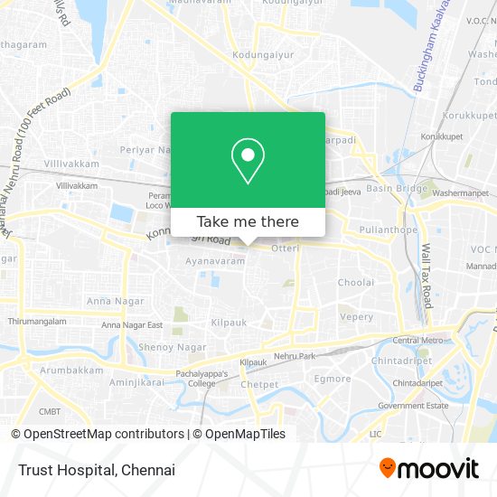 Trust Hospital map