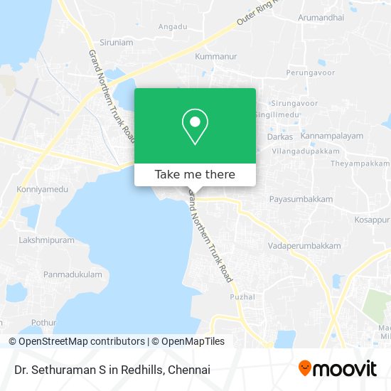 Dr. Sethuraman S in Redhills map