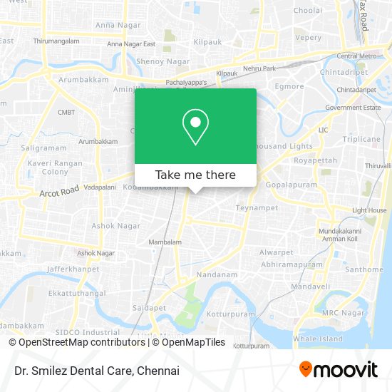 Dr. Smilez Dental Care map