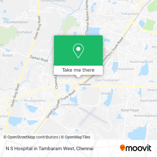 N S Hospital in Tambaram West map