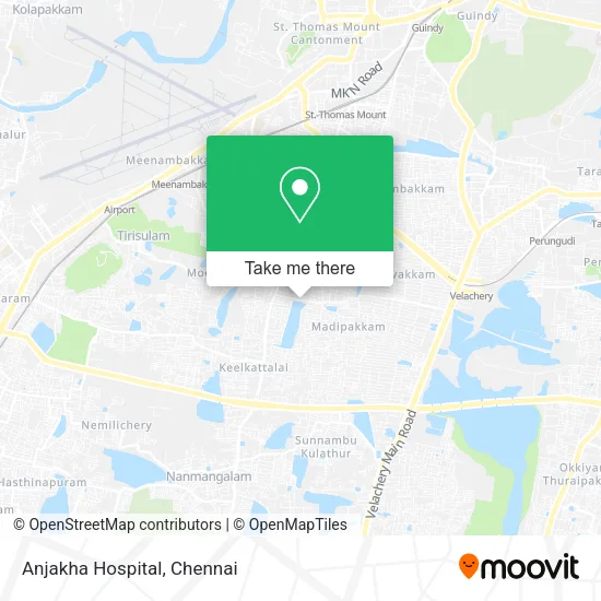 Anjakha Hospital map