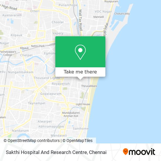 Sakthi Hospital And Research Centre map