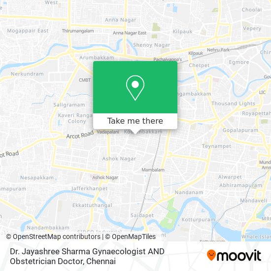 Dr. Jayashree Sharma Gynaecologist AND Obstetrician Doctor map