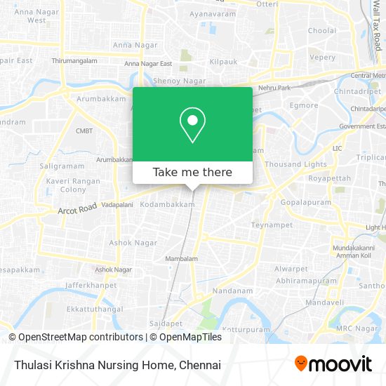 Thulasi Krishna Nursing Home map