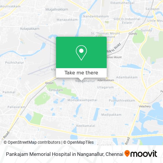 Pankajam Memorial Hospital in Nanganallur map