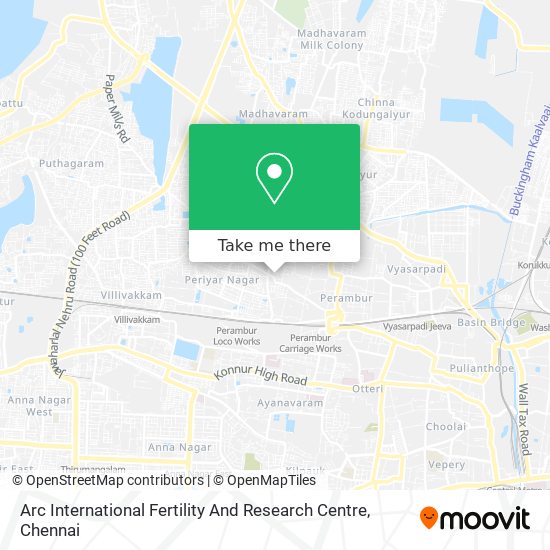 Arc International Fertility And Research Centre map