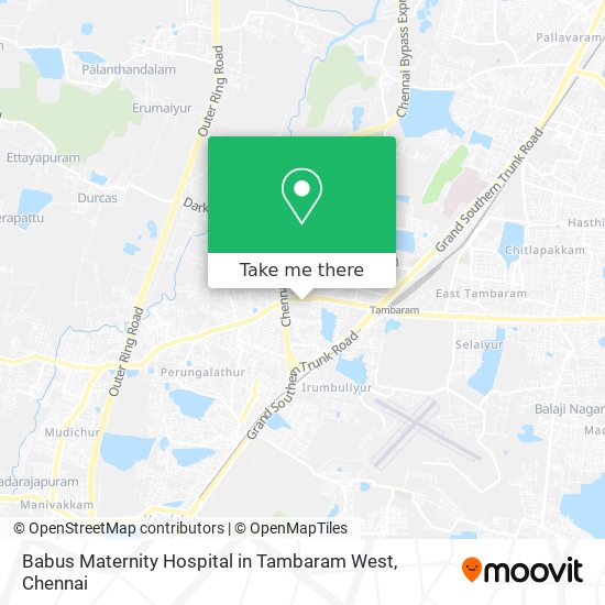 Babus Maternity Hospital in Tambaram West map