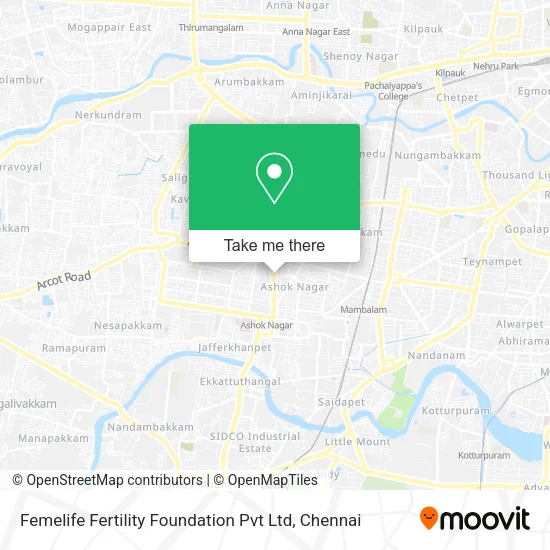 Femelife Fertility Foundation Pvt Ltd map