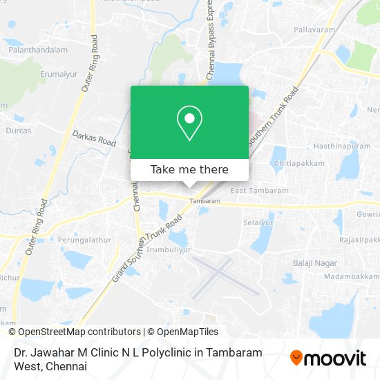 Dr. Jawahar M Clinic N L Polyclinic in Tambaram West map