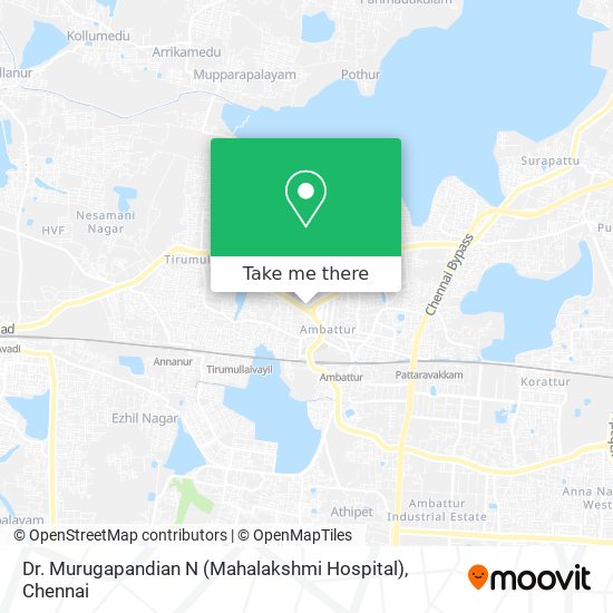 Dr. Murugapandian N (Mahalakshmi Hospital) map