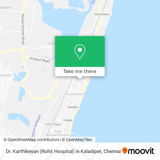 Dr. Karthikeyan (Rohit Hospital) in Kaladipet map