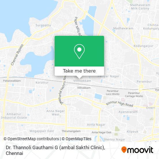 Dr. Thannoli Gauthami G (ambal Sakthi Clinic) map