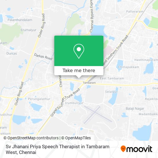 Sv Jhanani Priya Speech Therapist in Tambaram West map