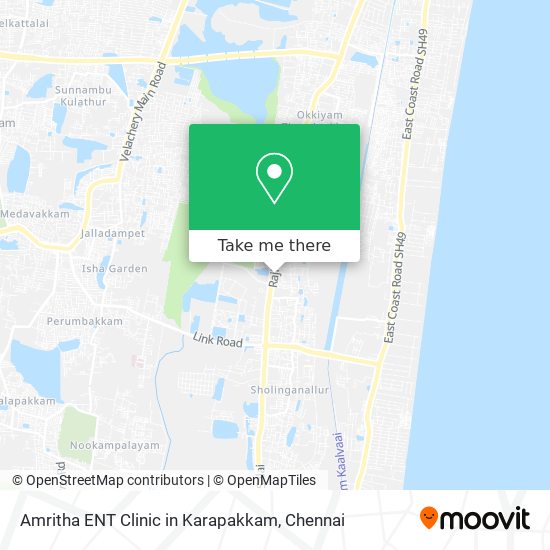 Amritha ENT Clinic in Karapakkam map