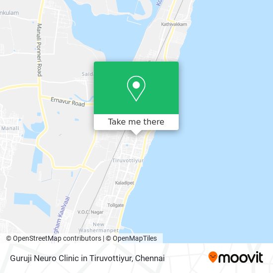 Guruji Neuro Clinic in Tiruvottiyur map