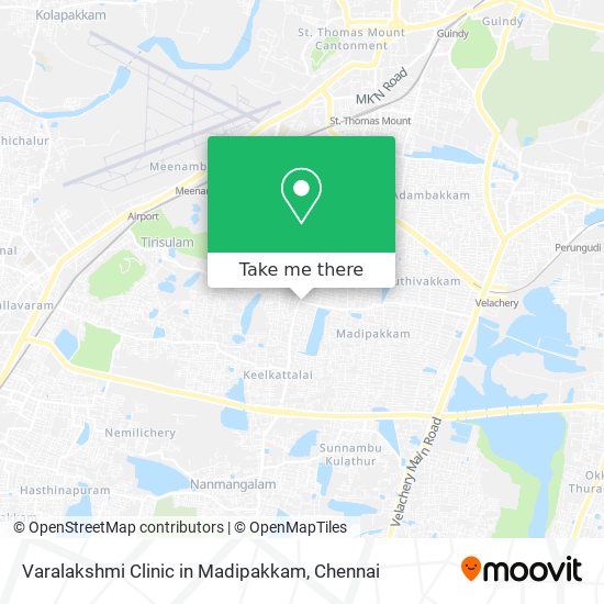 Varalakshmi Clinic in Madipakkam map