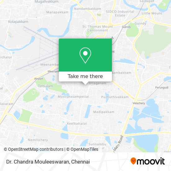 Dr. Chandra Mouleeswaran map