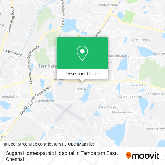 Sugam Homeopathic Hospital in Tambaram East map