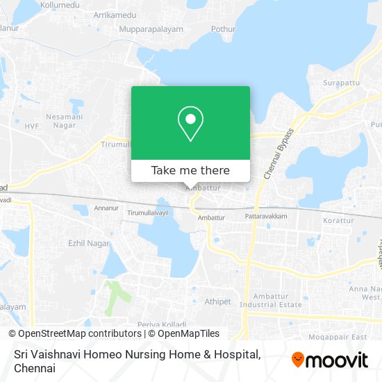 Sri Vaishnavi Homeo Nursing Home & Hospital map