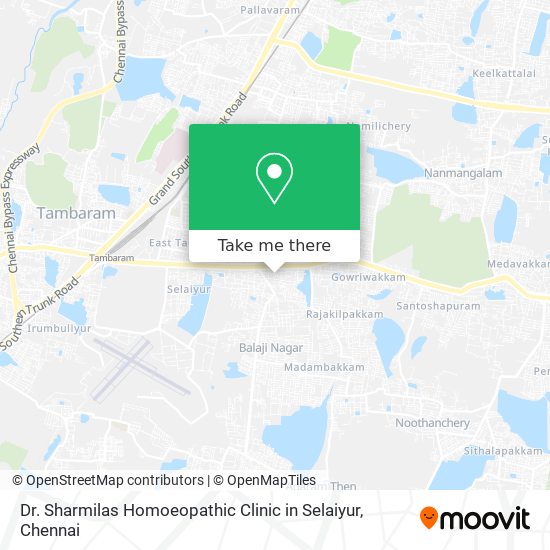 Dr. Sharmilas Homoeopathic Clinic in Selaiyur map