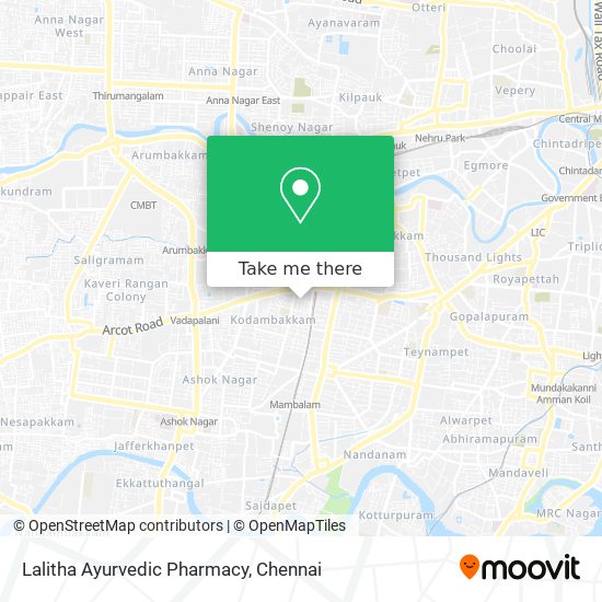 Lalitha Ayurvedic Pharmacy map