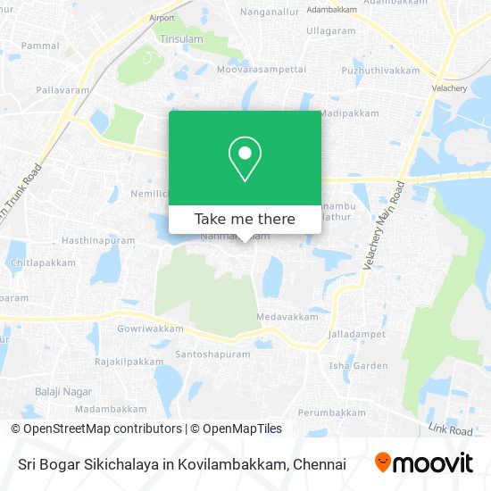 Sri Bogar Sikichalaya in Kovilambakkam map