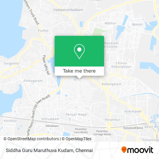 Siddha Guru Maruthuva Kudam map