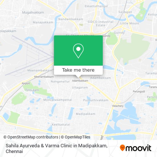Sahila Ayurveda & Varma Clinic in Madipakkam map