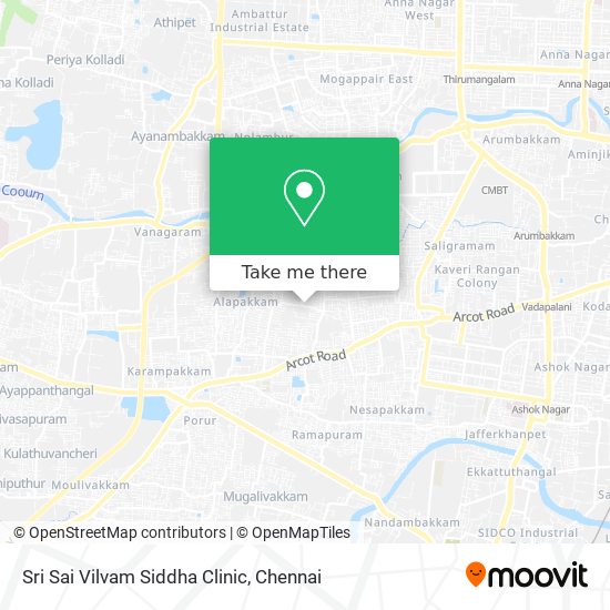 Sri Sai Vilvam Siddha Clinic map